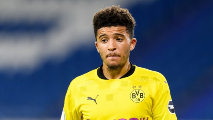 Jadon Sancho of Borussia Dortmund (Photo by Alex Gottschalk/DeFodi Images via Getty Images)