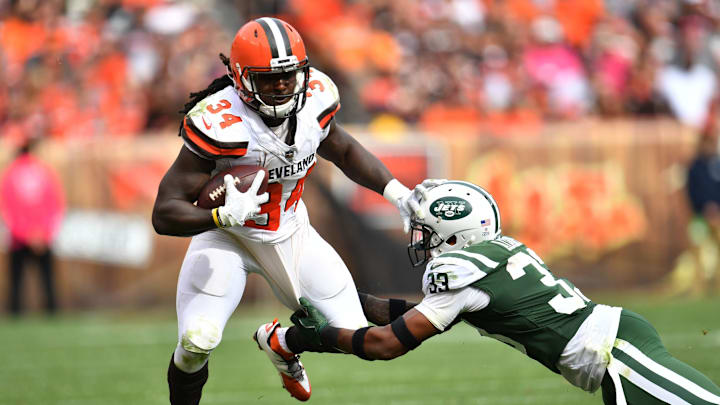 CLEVELAND, OH – OCTOBER 08: Isaiah Crowell (Photo by Jason Miller/Getty Images)