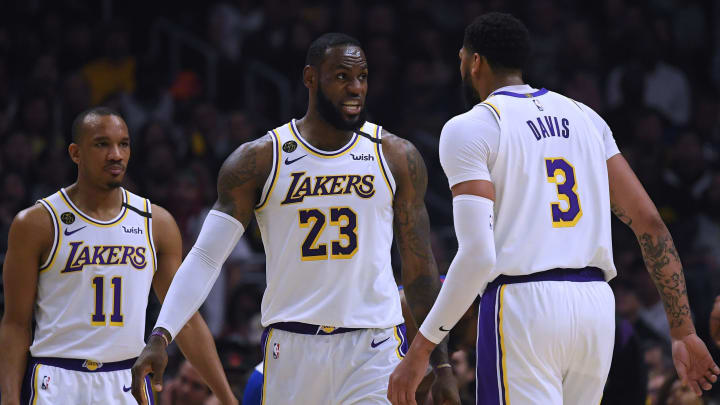 Los Angeles Lakers: Avery Bradley, LeBron James, Anthony Davis