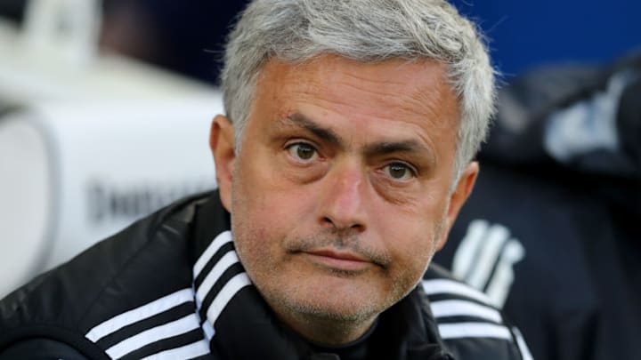 BRIGHTON, ENGLAND - MAY 04: Jose Mourinho, manager of Manchester United looks on before the Premier League match between Brighton and Hove Albion and Manchester United at Amex Stadium on May 4, 2018 in Brighton, England. (Photo by Bryn Lennon/Getty Images)