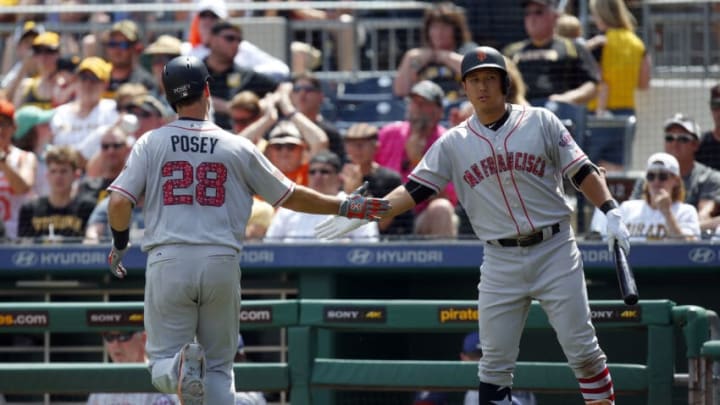 PITTSBURGH, PA - JULY 02: Buster Posey