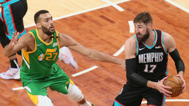 Jonas Valanciunas, Memphis Grizzlies Mandatory Credit: Nelson Chenault-USA TODAY Sports
