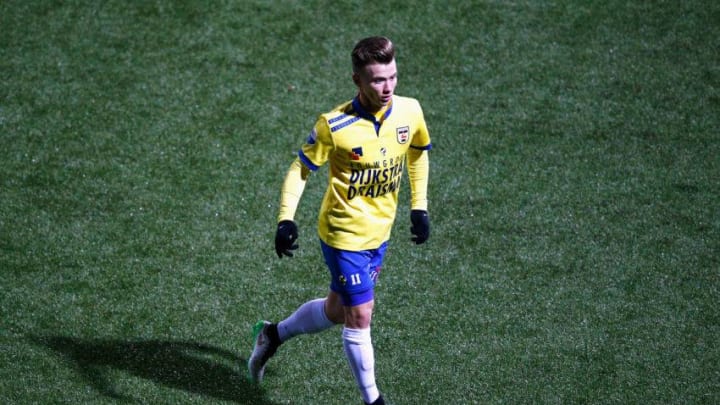 LEEUWARDEN, NETHERLANDS - DECEMBER 20: Albert Rusnak of Cambuur in action during the Dutch Eredivisie match between SC Cambuur and PEC Zwolle at Cambuur Stadion on December 20, 2014 in Leeuwarden, Netherlands. (Photo by Dean Mouhtaropoulos/Getty Images)