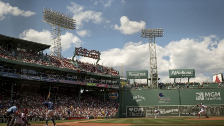 BOSTON, MA - JULY 4: A general view of a game between the Tampa Bay Rays and the Boston Red Sox on July 4, 2022 at Fenway Park in Boston, Massachusetts. (Photo by Maddie Malhotra/Boston Red Sox/Getty Images)