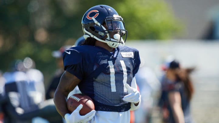 BOURBONNAIS, IL - JULY 29: Chicago Bears wide receiver Kevin White (11) participates in a practice session during the Chicago Bears Training Camp on July 29, 2017 at Olivet Nazarene University in Bourbonnais, Illinois. (Photo by Robin Alam/Icon Sportswire via Getty Images)
