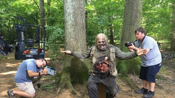 Behind the scenes: The Walking Dead 707. Photo credit: Rosemary Rodriguez