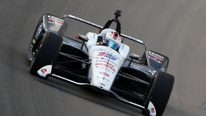 FORT WORTH, TEXAS - JUNE 06: Graham Rahal of the United States, driver of the #15 Fleet Cost & Care Honda, drives during practice for the NTT IndyCar Series DXC - Technology 600 at Texas Motor Speedway on June 06, 2019 in Fort Worth, Texas. (Photo by Brian Lawdermilk/Getty Images)