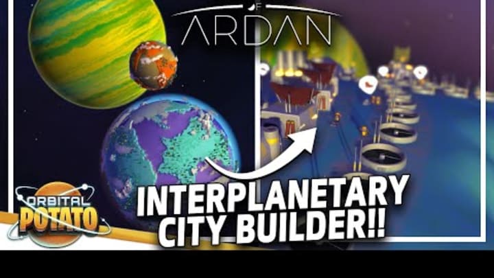EXCELLENT Space Empire Builder!! - Moons Of Ardan ENERGY UPDATE - Space City Builder Management Game