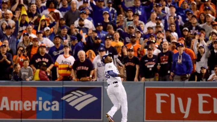 LOS ANGELES, CA - OCTOBER 31: Yasiel Puig (Photo by Harry How/Getty Images)