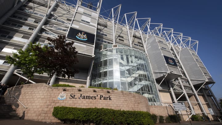 A general view of the outside of St James Park, home of Newcastle United (Photo by Joe Prior/Visionhaus via Getty Images)