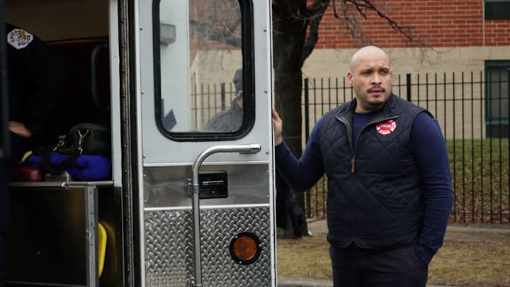 CHICAGO FIRE -- "Telling Her Goodbye" Episode 515 -- Pictured: Joe Minoso as Joe Cruz -- (Photo by: Elizabeth Morris/NBC) CHICAGO FIRE -- "Telling Her Goodbye" Episode 515 -- Pictured: Joe Minoso as Joe Cruz -- (Photo by: Elizabeth Morris/NBC)