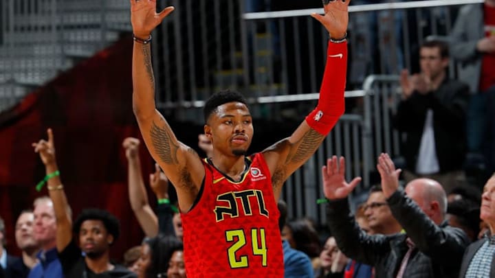 ATLANTA, GA - JANUARY 29: Kent Bazemore