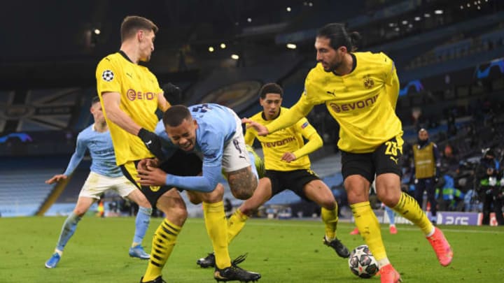 Thomas Meunier came on with ten minutes to go. (Photo by Michael Regan/Getty Images)