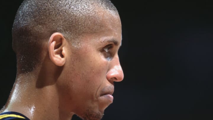 Reggie Miller, Indiana Pacers (Mandatory Credit: Brian Bahr /Getty Images)