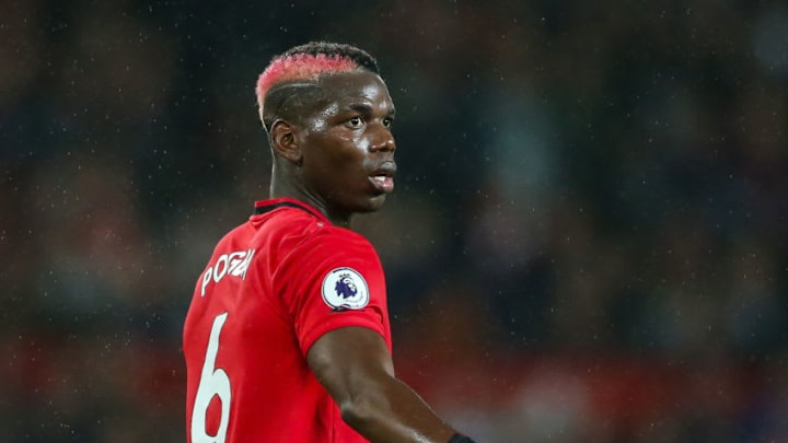Manchester United's Paul Pogba during the Premier League match at Old Trafford Manchester United v Arsenal - Premier League - Old Trafford 30-09-2019 . (Photo by Barrington Coombs/EMPICS/PA Images via Getty Images)
