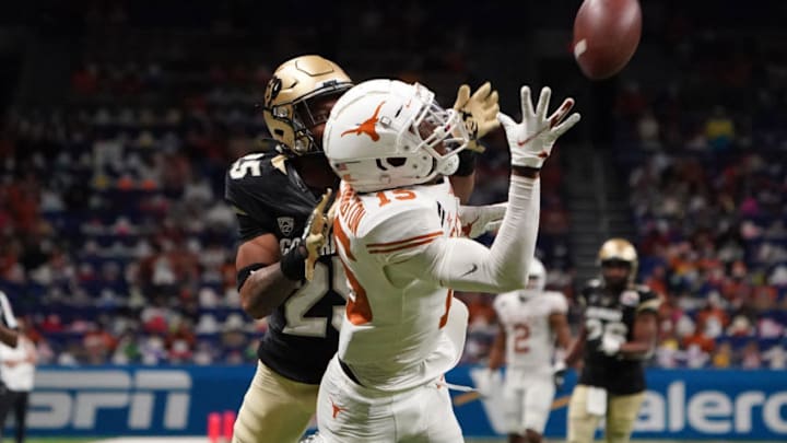 Marcus Washington, Texas Football Mandatory Credit: Kirby Lee-USA TODAY Sports