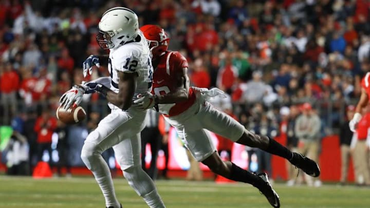 Blessuan Austin, Rutgers football. New York Jets. (Photo by Michael Reaves/Getty Images)