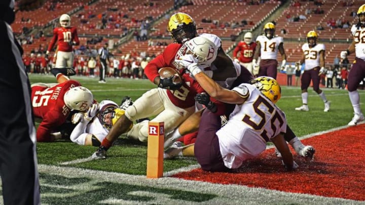 Kay'Ron Adams, Rutgers football. (Photo by Corey Perrine/Getty Images)
