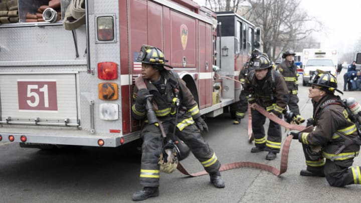 CHICAGO FIRE -- "Off The Grid" Episode 815 -- Pictured: Daniel Kyri as Darren Ritter -- (Photo by: Adrian Burrows/NBC)