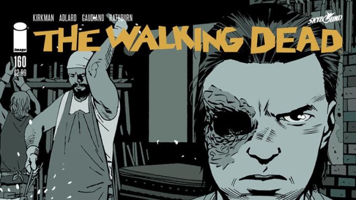 The Walking Dead issue 160 cover - Image Comics and Skybound Entertainment