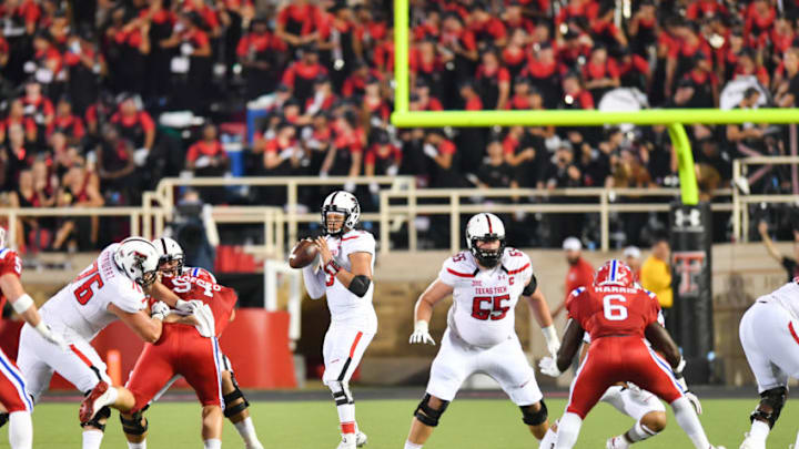 LUBBOCK, TX - SEPTEMBER 17: Quarterback Patrick Mahomes II