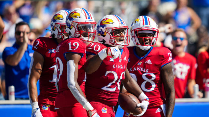 Daniel Hishaw Jr. #20 of the Kansas Jayhawks (Photo by Jay Biggerstaff/Getty Images)