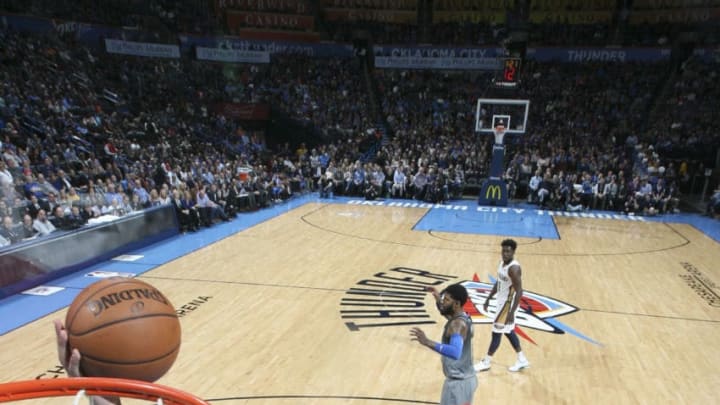 OKLAHOMA CITY, OK- FEBRUARY 2: Anthony Davis