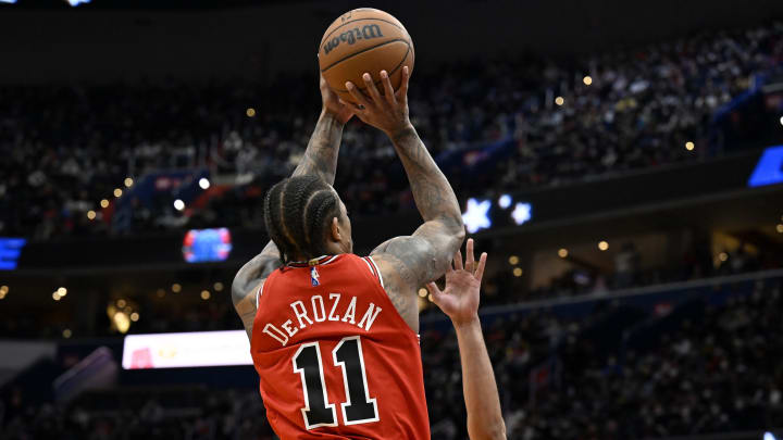 WASHINGTON, DC – JANUARY 01: DeMar DeRozan #11 of the Chicago Bulls (Photo by G Fiume/Getty Images)