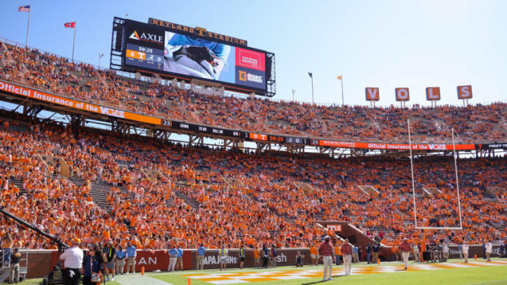 Oct 15, 2022; Knoxville, Tennessee, USA; General view before the game between the Tennessee Volunteers and the Alabama Crimson Tide at Neyland Stadium. Mandatory Credit: Randy Sartin-USA TODAY Sports