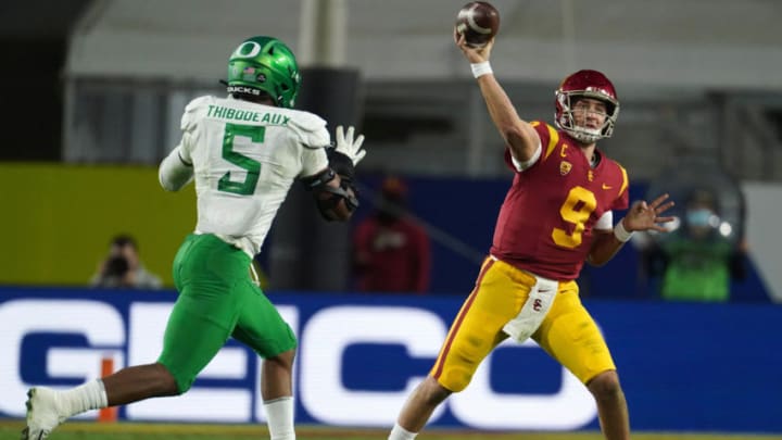 Kedon Slovis USC football. Mandatory Credit: Kirby Lee-USA TODAY Sports