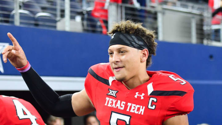 Kansas City Chiefs quarterback Patrick Mahomes (Photo by John Weast/Getty Images)