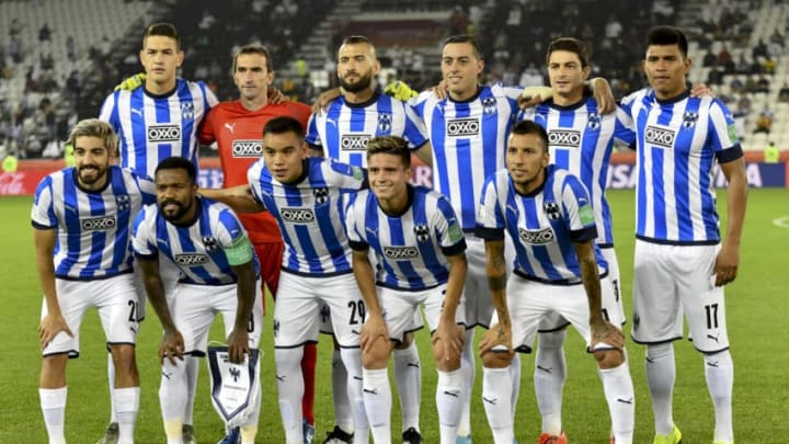 Monterrey players pose for a team photo prior to the FIFA Club World Cup match against Al-Sadd. (Photo by Nikku/Xinhua via Getty Images)