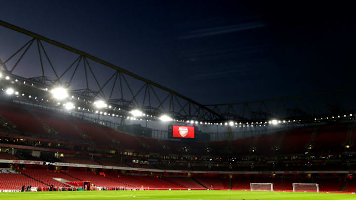 LONDON, ENGLAND - FEBRUARY 27: General view inside the stadium prior to the Premier League match between Arsenal FC and AFC Bournemouth at Emirates Stadium on February 27, 2019 in London, United Kingdom. (Photo by Catherine Ivill/Getty Images)