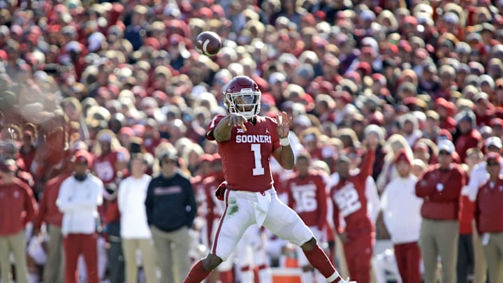 Oklahoma quarterback Kyler Murray (Photo by Brett Deering/Getty Images)