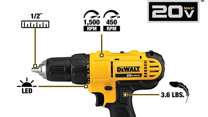 DeWalt 20V Max cordless drill – Amazon.com