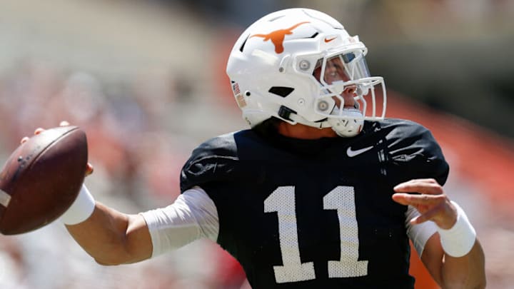 Casey Thompson, Texas Football (Photo by Tim Warner/Getty Images)