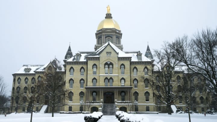 A general view of The Main Administration Building and Golden Dome before the game (Photo by Dylan Buell/Getty Images)