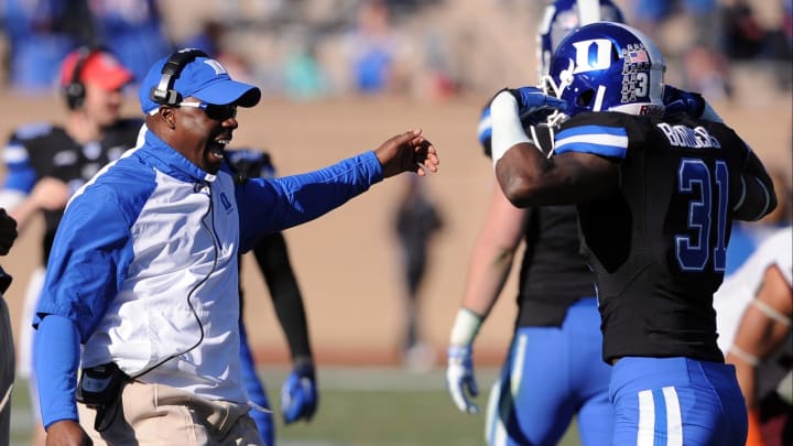 Assistant Special Teams Coordinator/Defensive Backs Coach Derek Jones  (Photo by Lance King/Getty Images)