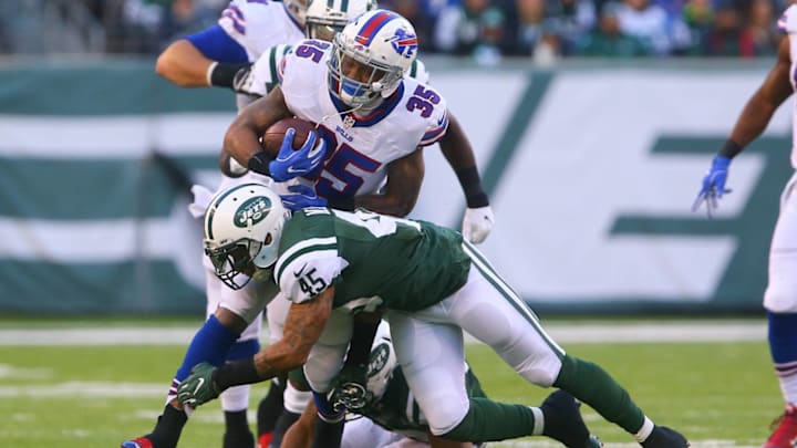 Rontez  Miles #45 of the New York Jets (Photo by Ed Mulholland/Getty Images)