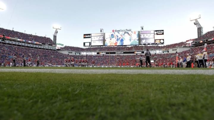 Oct 31, 2015; Jacksonville, FL, USA; A general view of Florida/Georgia where the Florida Gators and Georgia Bulldogs play during the second half at EverBank Stadium. Florida Gators defeated the Georgia Bulldogs 27-3. Mandatory Credit: Kim Klement-USA TODAY Sports