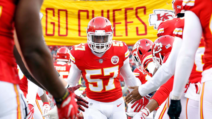 KANSAS CITY, MO – JANUARY 06: Linebacker Kevin Pierre-Louis