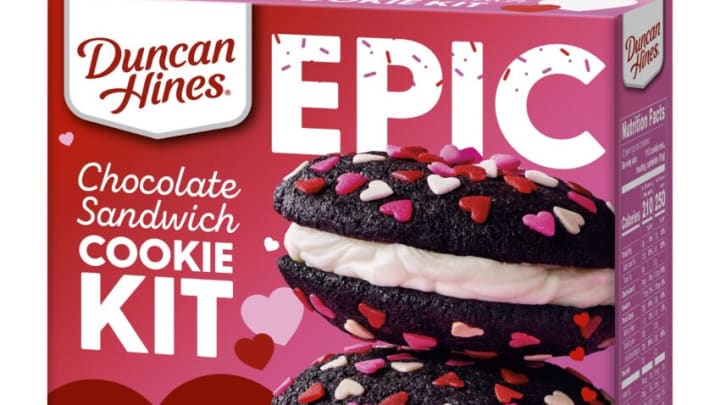 NEW Duncan Hines Valentine’s-Themed Cookie Kit. Image courtesy Duncan Hines