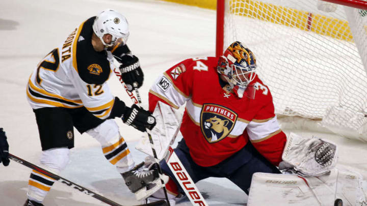 SUNRISE, FL - MARCH 15: Goaltender James Reimer