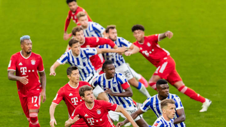 Bayern Munich might rotate the team a bit against Hertha Berlin on Friday(Photo by Boris Streubel/Getty Images)