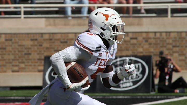 D'shawn Jamison, Texas Football Mandatory Credit: Michael C. Johnson-USA TODAY Sports