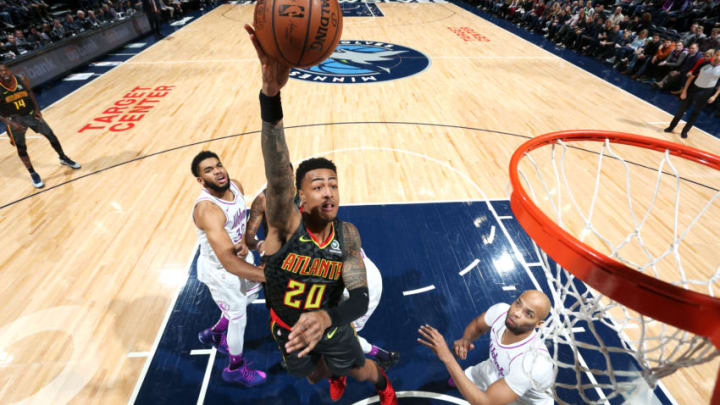 John Collins #20 of the Atlanta Hawks (Photo by David Sherman/NBAE via Getty Images)