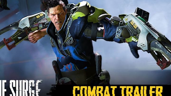 Still from The Surge combat trailer; image courtesy of Focus Home Interactive. Still from The Surge combat trailer; image courtesy of Focus Home Interactive.