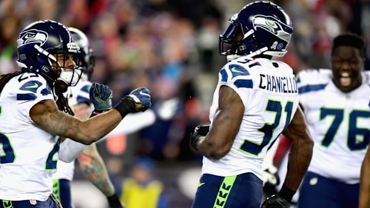 FOXBORO, MA - NOVEMBER 13: Kam Chancellor