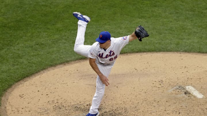 New York Mets reliever Trevor May (Photo by Adam Hunger/Getty Images)