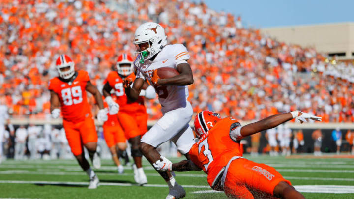 Xavier Worthy, Texas football (Photo by Brian Bahr/Getty Images)